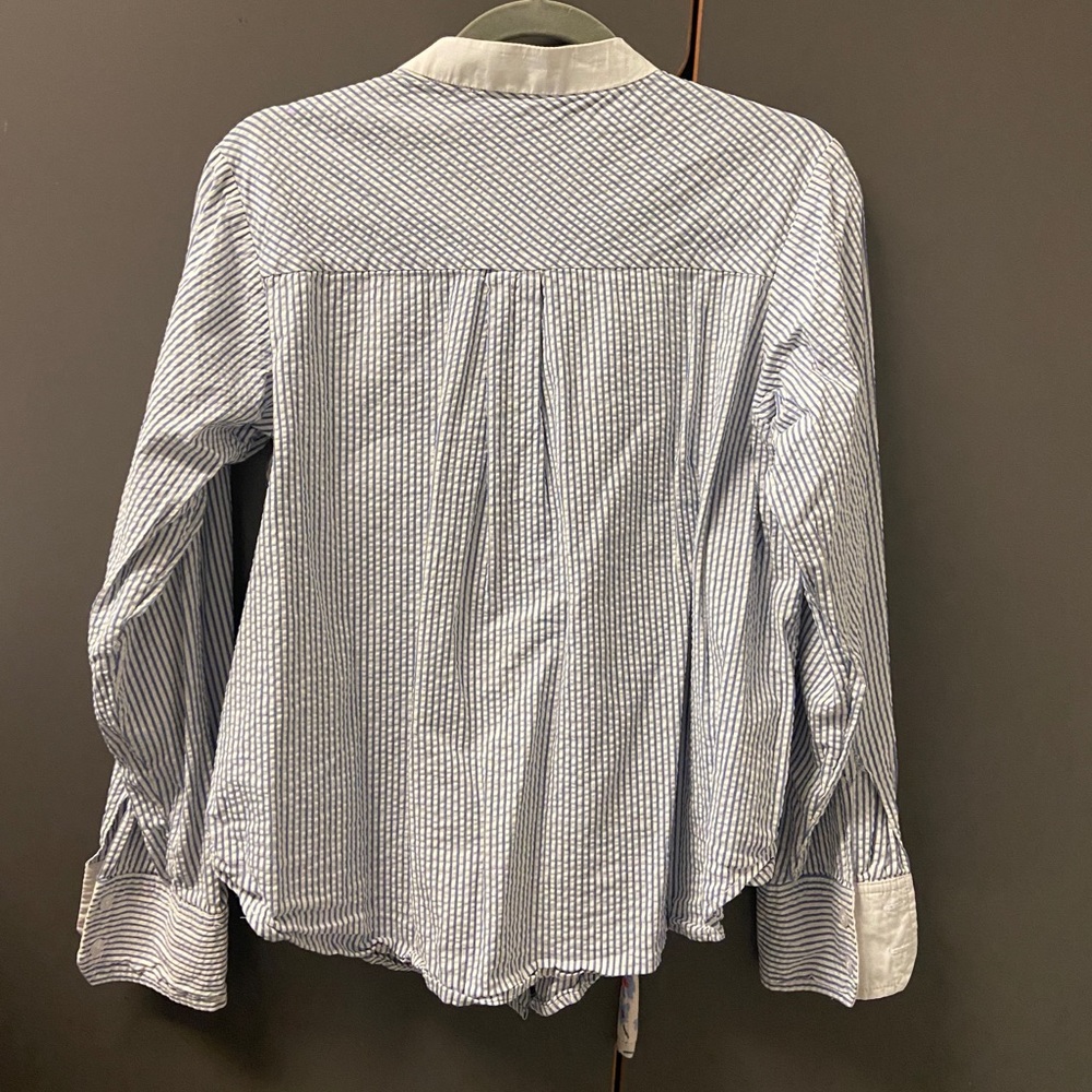 Textured Striped Button-up - Picture 2 of 2